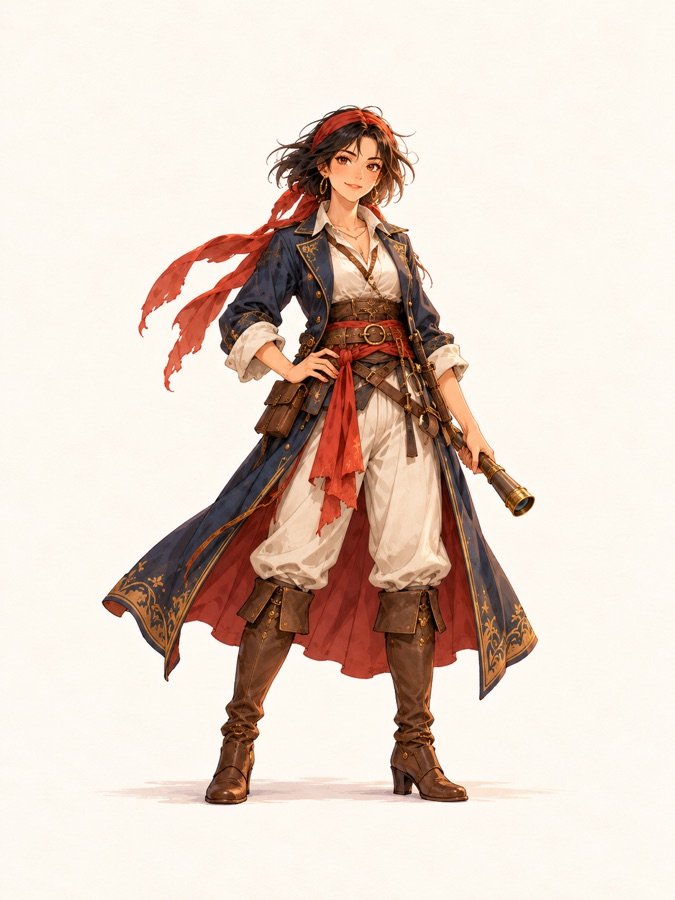 Portrait of The Wako Captain