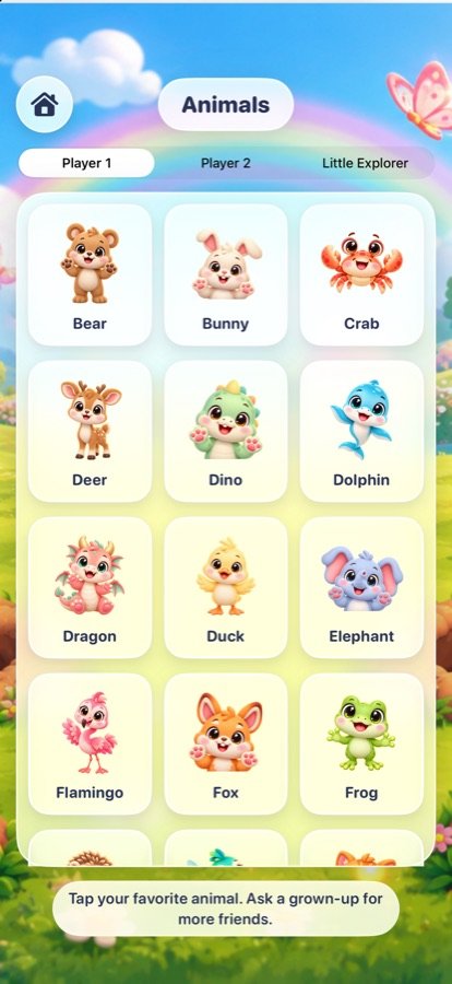 The animal friends