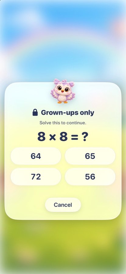 The grown-ups gate
